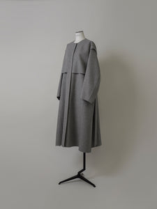 【2023AW 予約販売商品】レイヤードロングリバーコート