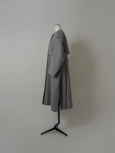 【2023AW 予約販売商品】レイヤードロングリバーコート