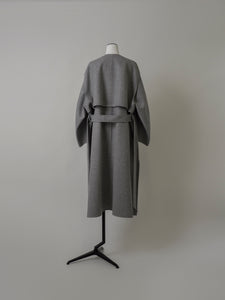 【2023AW 予約販売商品】レイヤードロングリバーコート