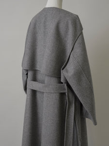 【2023AW 予約販売商品】レイヤードロングリバーコート