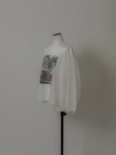 画像をギャラリービューアに読み込む, 【2024SS】チュールレイヤードジオメトリープリントTシャツ
