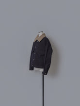 画像をギャラリービューアに読み込む, 【2026AW PRE ORDER】BOA COLLAR DENIM JACKET
