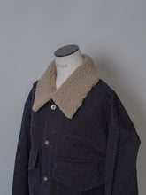 画像をギャラリービューアに読み込む, 【2026AW PRE ORDER】BOA COLLAR DENIM JACKET
