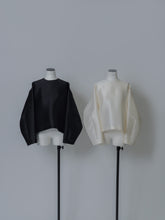 画像をギャラリービューアに読み込む, 【2025AW PRE ORDER】BICOLOR CORD BLOUSE
