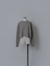画像をギャラリービューアに読み込む, 【2026AW PRE ORDER】METALLIC YARN CREW KNIT
