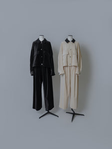 【2025AW PRE ORDER】VELVET SHIRT BLOUSOM