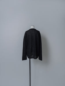 【2025AW PRE ORDER】MOHAIR YARN CREW NECK KNIT
