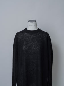 【2025AW PRE ORDER】MOHAIR YARN CREW NECK KNIT