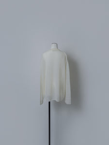 【2025AW PRE ORDER】MOHAIR YARN CREW NECK KNIT