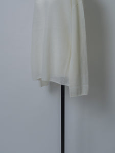 【2025AW PRE ORDER】MOHAIR YARN CREW NECK KNIT
