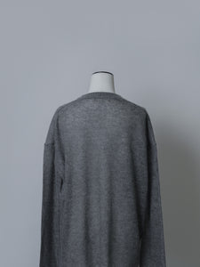 【2025AW PRE ORDER】MOHAIR YARN CREW NECK KNIT