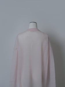 【2025AW PRE ORDER】MOHAIR YARN CREW NECK KNIT