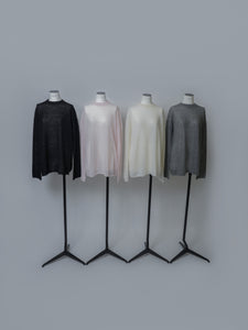 【2025AW PRE ORDER】MOHAIR YARN CREW NECK KNIT