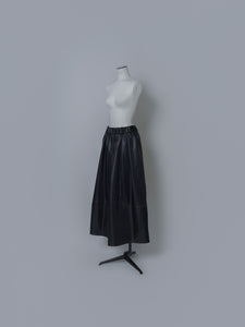 【2025AW PRE ORDER】ECO LEATHER SKIRT PANTS