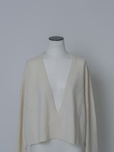 【2025AW PRE ORDER】V NECK CROPPDE KNIT