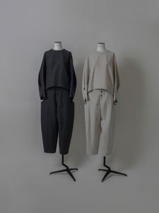 【2023AW予約販売商品】ウールリングジャージビックパッチポケットパンツ