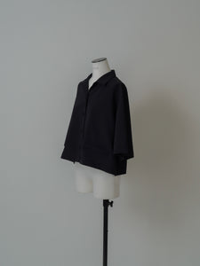 【2024SS予約販売商品】オープンカラークロップドシャツ