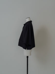 【2024SS予約販売商品】オープンカラークロップドシャツ