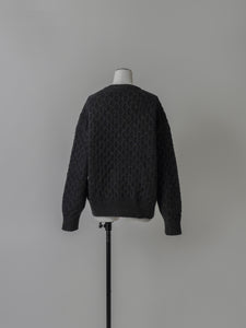 【2023AW予約販売商品】フィッシャーマンクルーニット