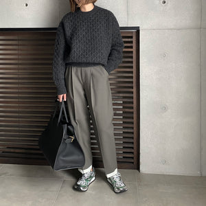 【2023AW予約販売商品】フィッシャーマンクルーニット