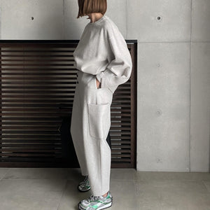 【2023AW予約販売商品】ウールリングジャージビックパッチポケットパンツ