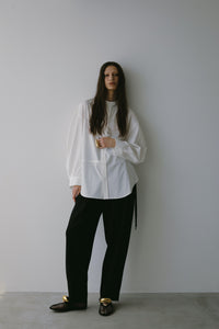 【2024AW PRE ORDER】BIG SLEEVE BAND COLLAR SHIRT