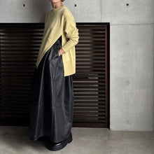 画像をギャラリービューアに読み込む, 【2025AW PRE ORDER】ECO LEATHER SKIRT PANTS
