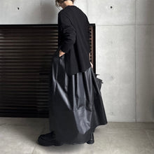 画像をギャラリービューアに読み込む, 【2025AW PRE ORDER】ECO LEATHER SKIRT PANTS
