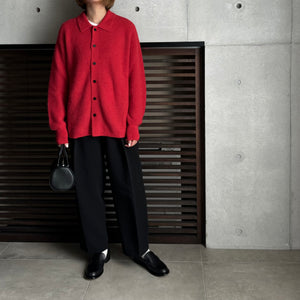 【2024AW ORE ORDER】MOHAIR POLO KNIT