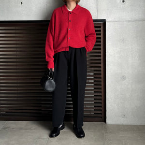 【2024AW ORE ORDER】MOHAIR POLO KNIT