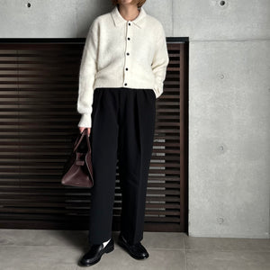 【2024AW ORE ORDER】MOHAIR POLO KNIT