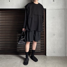 画像をギャラリービューアに読み込む, 【2025AW PRE ORDER】LAYERED SLIT-T-SHIRT
