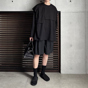 【2025AW PRE ORDER】LAYERED SLIT-T-SHIRT