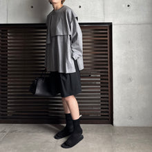 画像をギャラリービューアに読み込む, 【2025AW PRE ORDER】LAYERED SLIT-T-SHIRT
