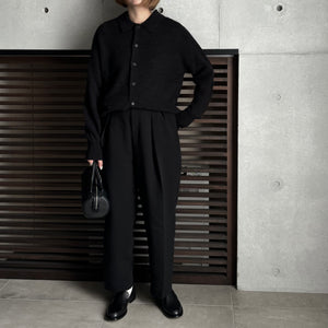 【2024AW ORE ORDER】MOHAIR POLO KNIT