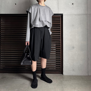 【2025AW PRE ORDER】LAYERED SLIT-T-SHIRT