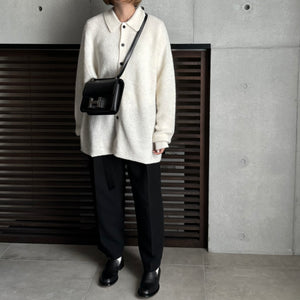 【2024AW ORE ORDER】MOHAIR POLO KNIT