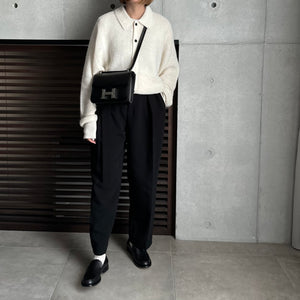 【2024AW ORE ORDER】MOHAIR POLO KNIT