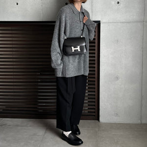 【2024AW ORE ORDER】MOHAIR POLO KNIT