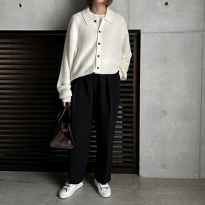 【2024AW ORE ORDER】MOHAIR POLO KNIT