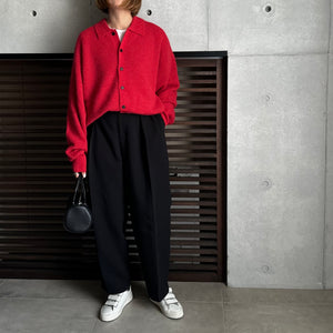 【2024AW ORE ORDER】MOHAIR POLO KNIT