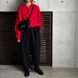 【2024AW ORE ORDER】MOHAIR POLO KNIT