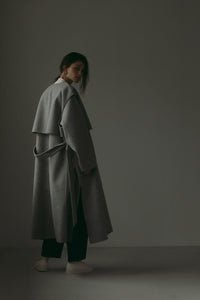 【2023AW 予約販売商品】レイヤードロングリバーコート