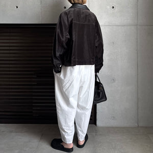 【2025AW PRE ORDER】VELVET SHIRT BLOUSOM