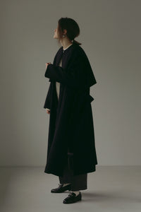 【2023AW 予約販売商品】レイヤードロングリバーコート