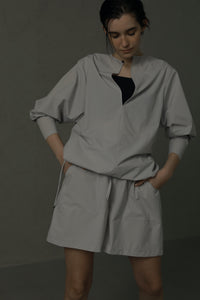 【2024SWIMWEARCOLLECTION】2WAYドルマンスリーブプルオーバー