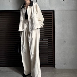 【2025AW PRE ORDER】VELVET 2TACK PANTS