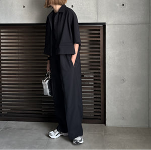 【2024SS予約販売商品】オープンカラークロップドシャツ