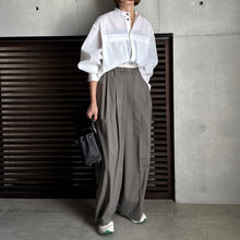 画像をギャラリービューアに読み込む, 【2025SS PRE ORDER】DOUBLE WAIST 2TUCK PANTS
