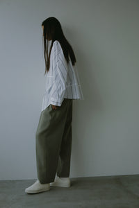 【2024AW PRE ORDER】BIG SLEEVE BAND COLLAR SHIRT